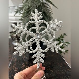 Art Deco beaded star for Christmas tree